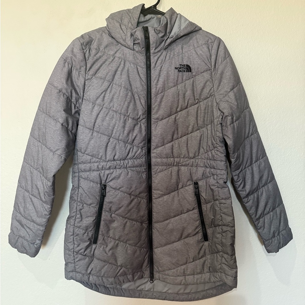 The North Face women’s Gray Hooded Jacket